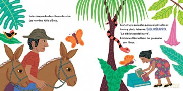 Biblioburro Spanish Edition - Jeanette Winter [KSIĄŻKA]