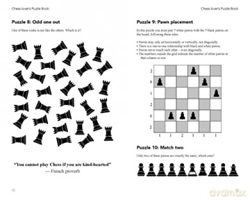 Chess Lovers Puzzle Book - Roland Hall [KSIĄŻKA]