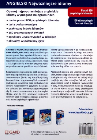 Angielski - Najważniejsze idiomy - praca zbiorowa [KSIĄŻKA]