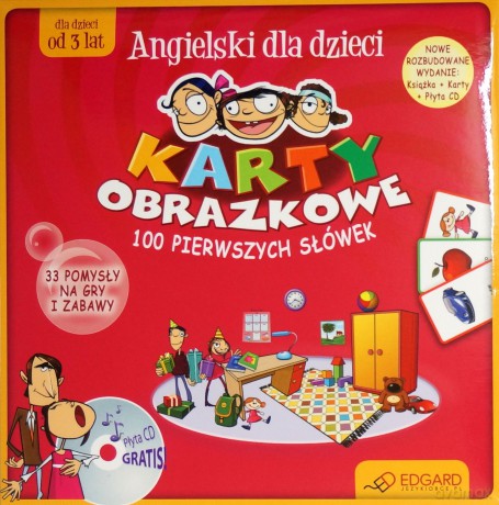 Angielski dla dzieci - Karty obrazkowe. 100 pierwszych słówek - praca zbiorowa [KSIĄŻKA]