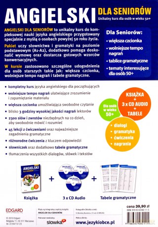 Angielski dla seniorów - Kurs dla początkujących. Unikalny kurs dla osób w wieku 50+ - praca zbiorowa [KSIĄŻKA]