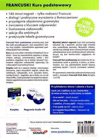 Francuski - kurs podstawowy - praca zbiorowa [KSIĄŻKA]+[CD]