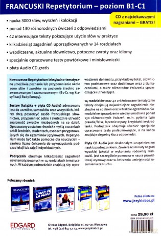 Francuski - Repetytorium leksykalno-tematyczne B1-C1 - praca zbiorowa [KSIĄŻKA]