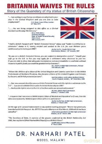 Britannia Waives The Rules - Narhari Patel [KSIĄŻKA]