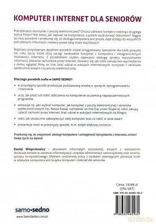 Samo Sedno - Komputer i Internet dla seniorów - Wieprzkowicz Daniel [KSIĄŻKA]
