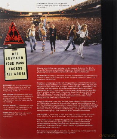 Definitely The Story Of Def Leppard - Def Leppard [KSIĄŻKA]