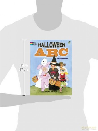 Halloween Abc Coloring Book - Walker Sylvia [KSIĄŻKA]