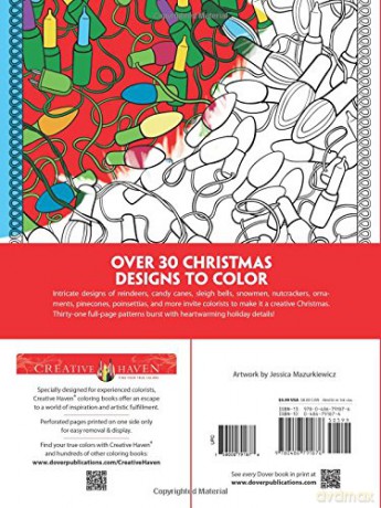 Christmasscapes Coloring Bk - Mazurkiewicz J [KSIĄŻKA]