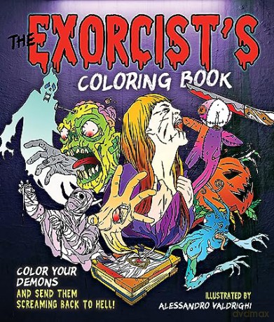 The Exorcists Coloring Book - Alessandr Valdrighi [KSIĄŻKA]