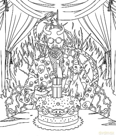 The Exorcists Coloring Book - Alessandr Valdrighi [KSIĄŻKA]