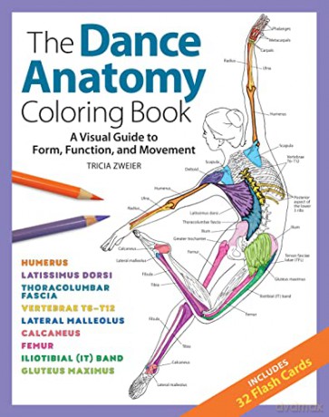 Dance Anatomy Coloring Book - Tricia Zweier [KSIĄŻKA]