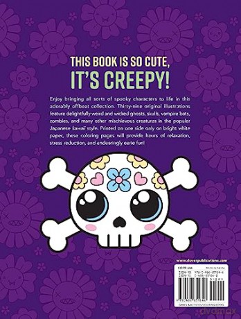 Creepy Cute Kawaii Coloring Book - Mary Eakin [KSIĄŻKA]