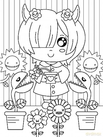Creepy Cute Kawaii Coloring Book - Mary Eakin [KSIĄŻKA]
