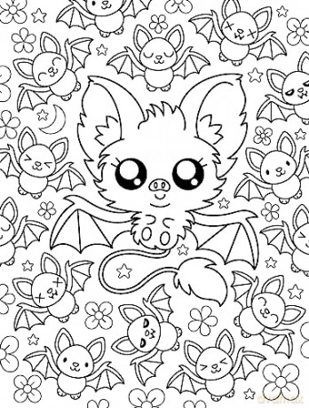 Creepy Cute Kawaii Coloring Book - Mary Eakin [KSIĄŻKA]