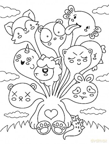 Creepy Cute Kawaii Coloring Book - Mary Eakin [KSIĄŻKA]