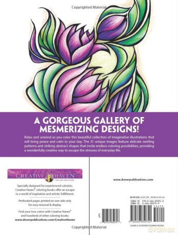 Creative Haven Calm Coloring Book - Miryam Adatto [KSIĄŻKA]
