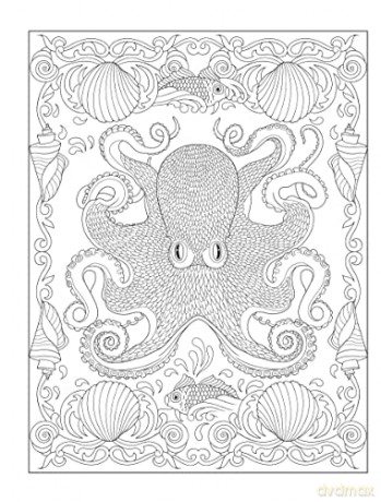 Creative Haven Enchanting Oceans Col Bk - Marty Noble [KSIĄŻKA]