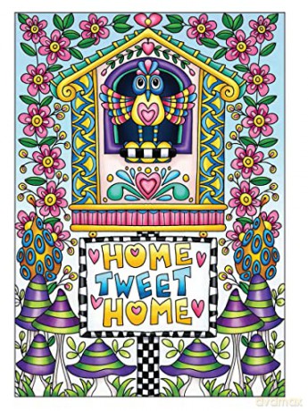 Creative Haven Fanciful Birds Col Book - Angela Porter [KSIĄŻKA]