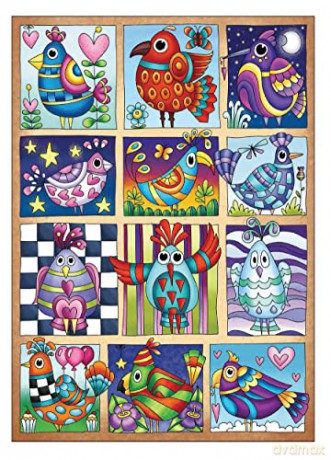 Creative Haven Fanciful Birds Col Book - Angela Porter [KSIĄŻKA]