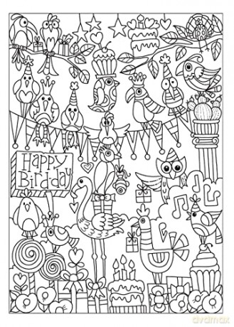 Creative Haven Fanciful Birds Col Book - Angela Porter [KSIĄŻKA]