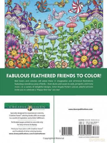 Creative Haven Fanciful Birds Col Book - Angela Porter [KSIĄŻKA]