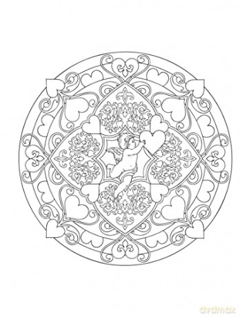 Creative Haven Heart Mandalas Coloring - Marty Noble [KSIĄŻKA]