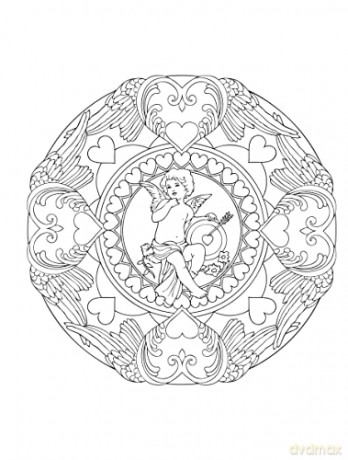 Creative Haven Heart Mandalas Coloring - Marty Noble [KSIĄŻKA]