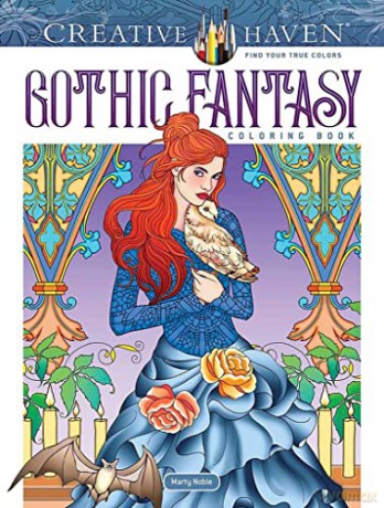 Gothic Fantasy Coloring Book - Unknown [KSIĄŻKA]