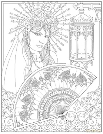 Gothic Fantasy Coloring Book - Unknown [KSIĄŻKA]
