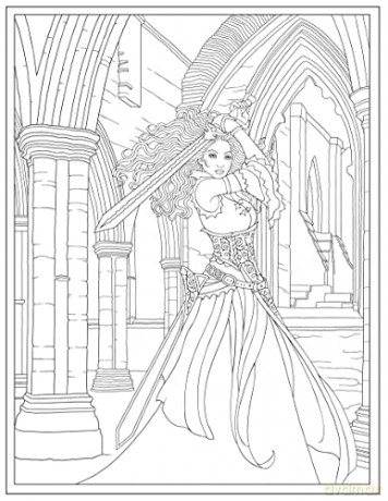 Gothic Fantasy Coloring Book - Unknown [KSIĄŻKA]