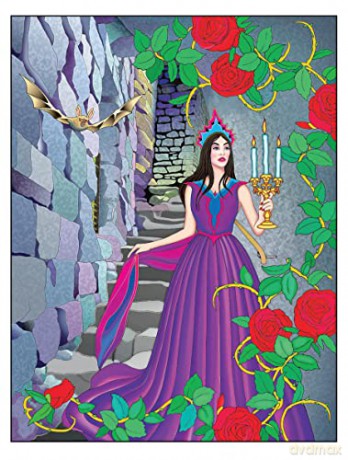 Gothic Fantasy Coloring Book - Unknown [KSIĄŻKA]