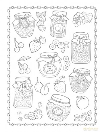 Happiness Is Homegrown Coloring Book - J Mazurkiewicz [KSIĄŻKA]