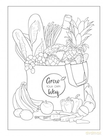 Happiness Is Homegrown Coloring Book - J Mazurkiewicz [KSIĄŻKA]