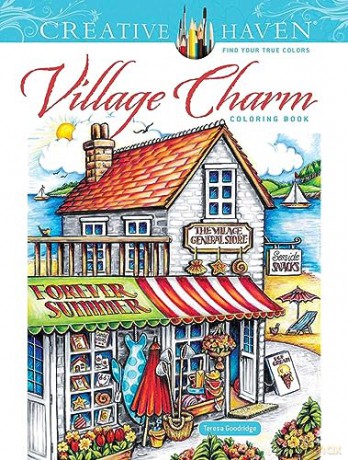 Creative Haven Village Charm Coloring Bk - Teresa Goodridge [KSIĄŻKA]