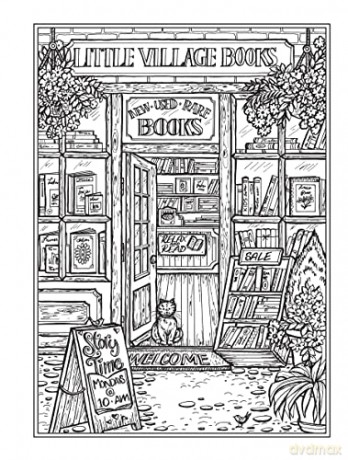 Creative Haven Village Charm Coloring Bk - Teresa Goodridge [KSIĄŻKA]