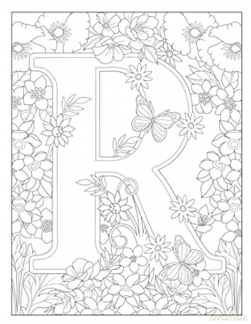 Creative Haven Beautiful Floral Alphabet - Marty Noble [KSIĄŻKA]