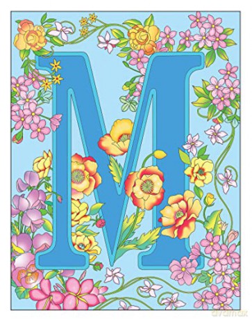 Creative Haven Beautiful Floral Alphabet - Marty Noble [KSIĄŻKA]