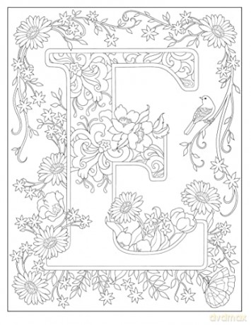 Creative Haven Beautiful Floral Alphabet - Marty Noble [KSIĄŻKA]