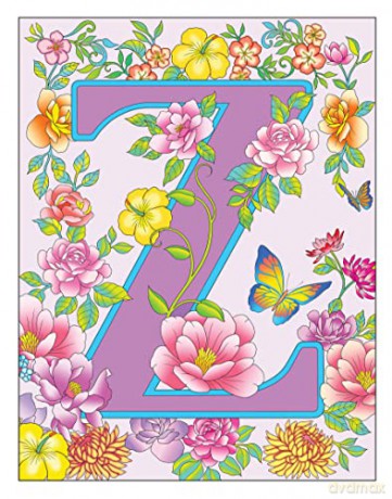 Creative Haven Beautiful Floral Alphabet - Marty Noble [KSIĄŻKA]