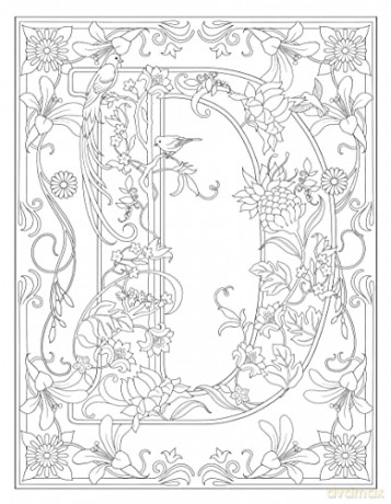 Creative Haven Beautiful Floral Alphabet - Marty Noble [KSIĄŻKA]