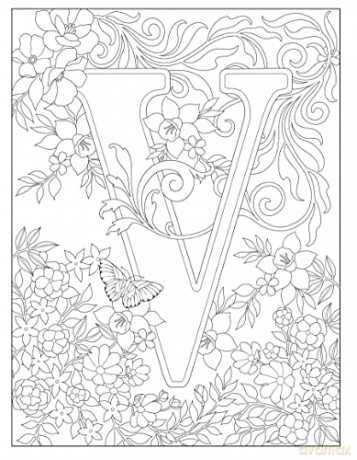 Creative Haven Beautiful Floral Alphabet - Marty Noble [KSIĄŻKA]