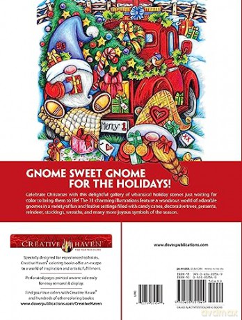 Christmas Gnomes Coloring Book - Teresa Goodridge [KSIĄŻKA]