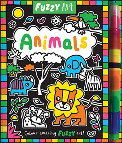 Fuzzy Art Animals - Melanie Hibbert [KSIĄŻKA]
