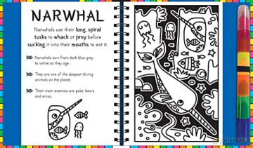Fuzzy Art Ocean Colouring Book - Melanie Hibbert [KSIĄŻKA]