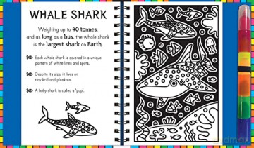 Fuzzy Art Ocean Colouring Book - Melanie Hibbert [KSIĄŻKA]