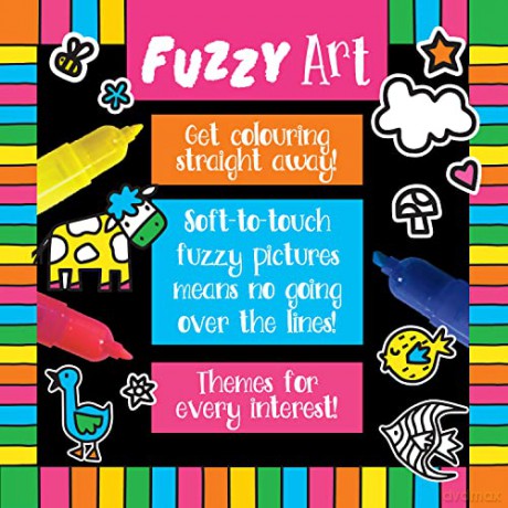 Fuzzy Art Dinosaurs - Melanie Hibbert [KSIĄŻKA]
