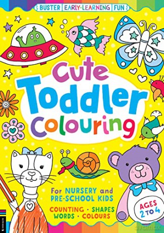 Cute Toddler Colouring - Emily Twomey [KSIĄŻKA]
