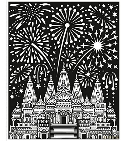 Diwali Magic Painting Book - Sam Baer [KSIĄŻKA]