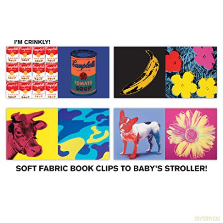 Andy Warhol Crinkle Fabric Stroller Book - Andy Warhol [KSIĄŻKA]