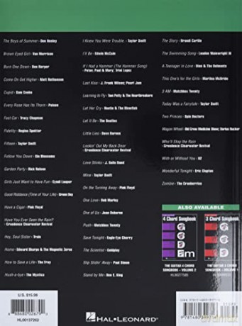 Guitar 4 Chord Songbook - Unknown [KSIĄŻKA]